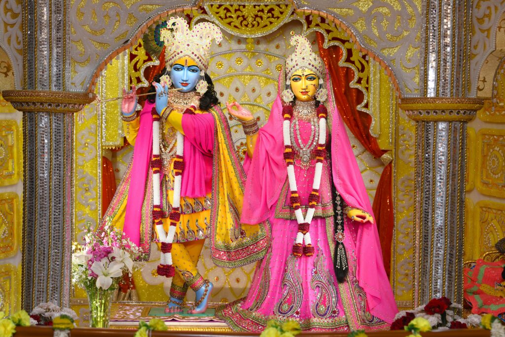 Radha Krishna in Pink